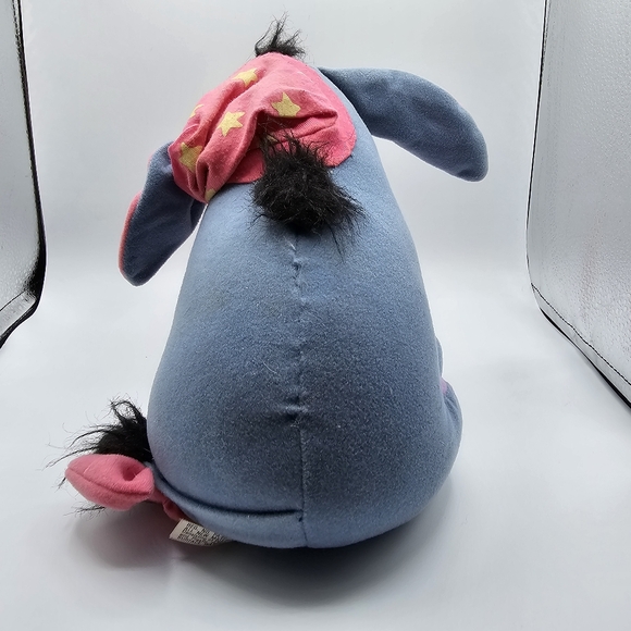 VTG 1998 Disney Mattel Winnie the Pooh Eeyore Lantern Lights Up Plush 8" Works - Picture 2 of 6